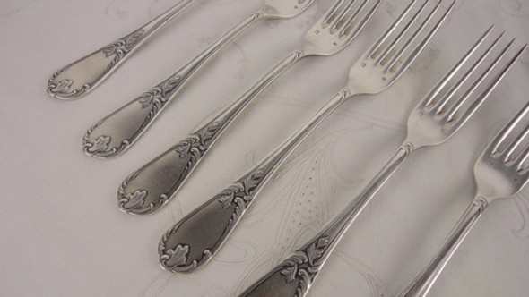 Cuchillos Tenedores Antiguos Plata Franceses Finisimos Vealo 1