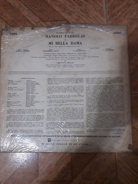 Vinilo Mi Bella Dama My Fair Lady . Lerner Loewe Año 1963 1