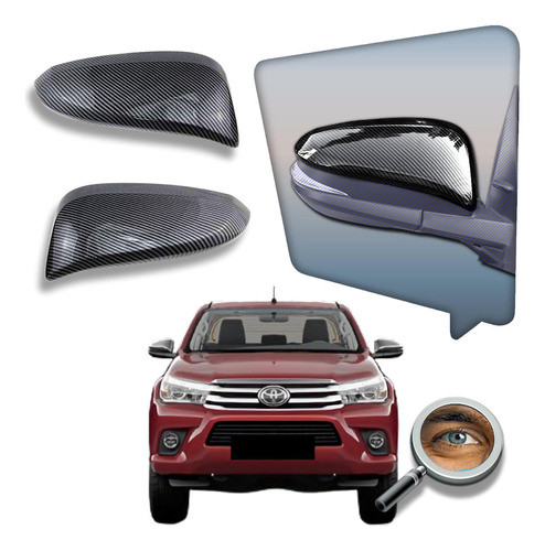 Sw4 Hilux 2016+ Cubre Espejos Trd Carbon Kevlar Tuningchrome 0