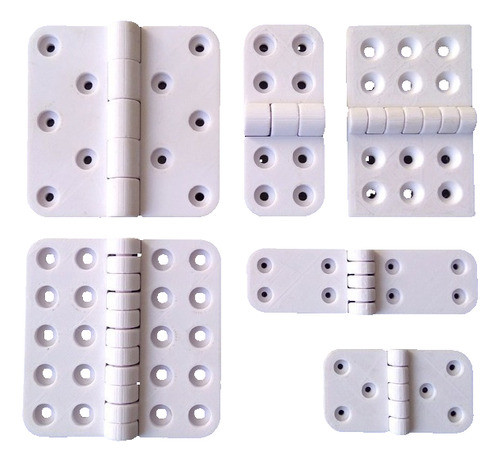 Bisagra Plástico Abs Reforzado Varias Medidas! 0