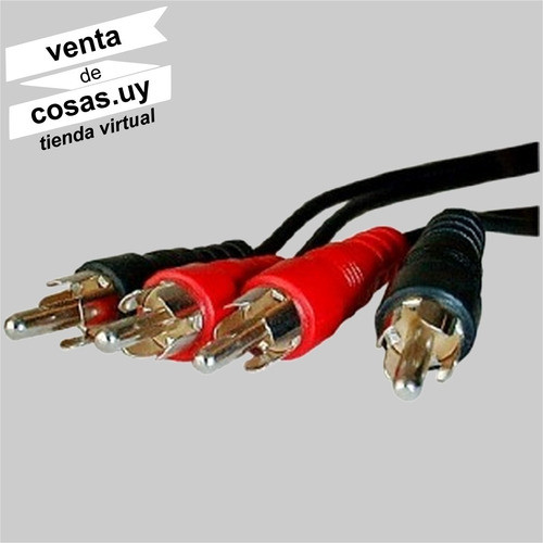 Cable Rca Audio Macho A Macho 1,50 Metros 1