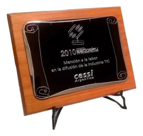 Placa Premio Conmemoración Homenaje Reconocimiento 0