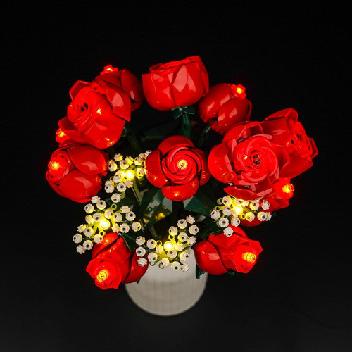 Ramo De Flores Sinteticas En Maceta Rosas Y Otras 1