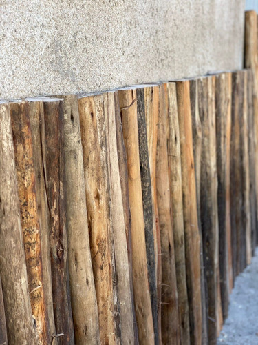Panel De Varas Eucalipto Cañas Cercos Palos Postes Madera 1