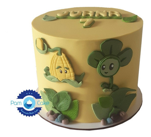 Torta Artesanal Plants Vs Zombies Cuarentena Videollama 0