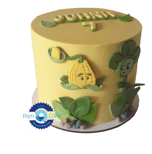 Torta Artesanal Plants Vs Zombies Cuarentena Videollama 1