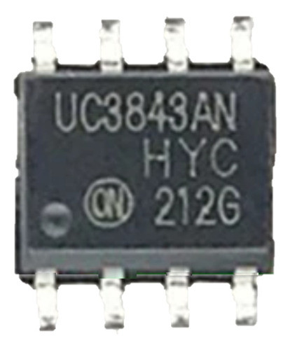 Circuito Integrado Uc3843an Uc3843 Uc 3843 An Sop 8 0