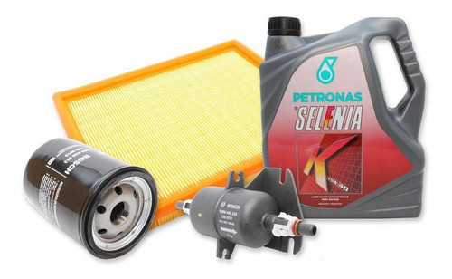 Kit Filtros + Aceite Selenia K 15w-40 Fiat Siena 1.6 1998 0