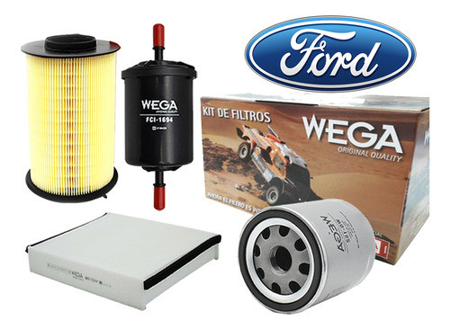 Kit 4 Filtros Ford Focus 1.6 2.0 16v Duratec 1