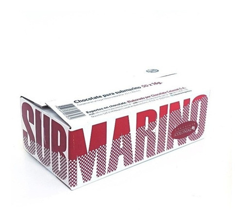Chocolate Para Submarino Colonial 12 Barritas X 16 Grs 1
