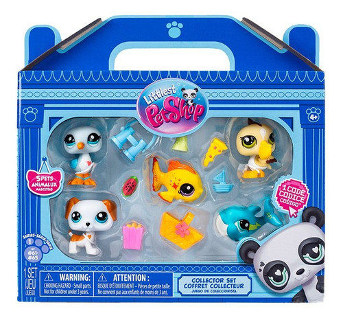 New Littlest Pet Shop Set De 5 Mini Mascotas 00517 0