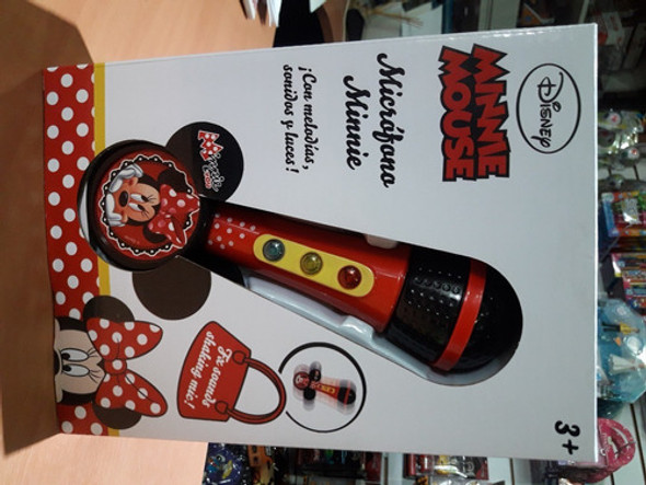Microfono De Mano Minnie, Con Melodías, Luces Y Sonidos 0
