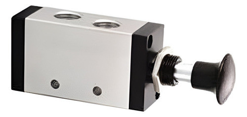 Válvula Push Pul Manual 5/2 Vías 1/4  Tipo: Pulsador 0