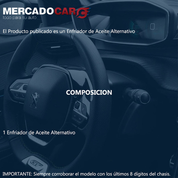 Enfriador De Aceite Peugeot 206 1.9 Diesel - 2007 1