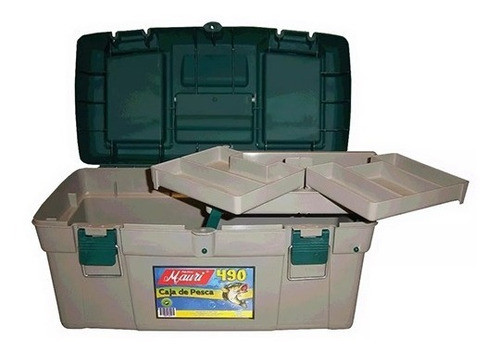 Caja De Pesca Mauri 490, 2 Bandejas, 49 X 26 X 25 Cm 0