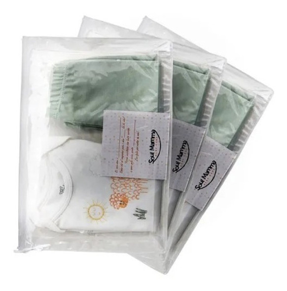 Kit 3 Unidades Saquinhos Maternidade Soul Mamma 0 Kit 3 Unidades Saquinhos Maternidade Soul Mamma 0