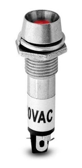 10 Ojos De Buey  De 220v Redondo Metálico Rojo 0 10 Ojos De Buey  De 220v Redondo Metálico Rojo 0