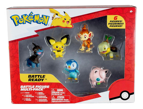 Pokemon Deluxe Batlle Ready Figuras X 6 Cod 2469 0