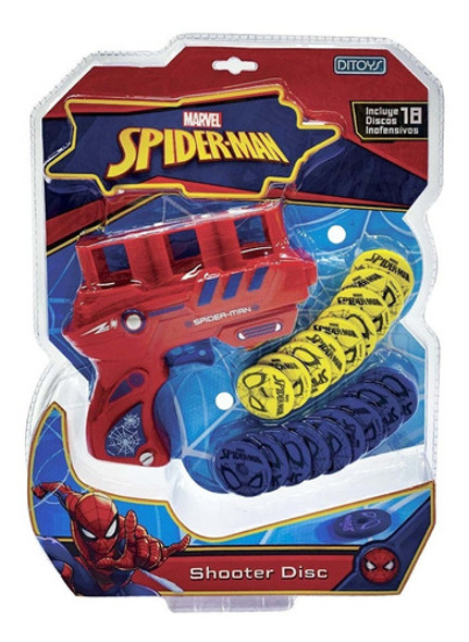 Pistolas Lanza Tazos Shooter Disc Hombre Araña Orig Ditoys 0