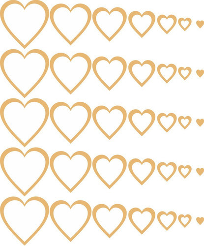 5 Juegos X 6 Corazones C/u Para Atrapasueños Desde 40 Cm. 0