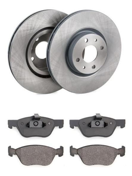 Discos + Pastillas De Freno Fiat Strada Aventure Disco 284 0