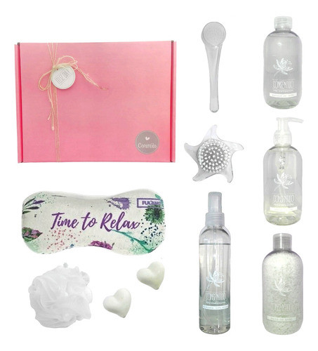 Set Relax Caja Regalo Mujer Spa Jazmín Zen Kit N10 Feliz Día 0