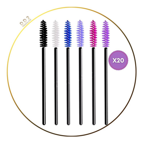 Cepillos X20 Peine Rimmel Para Cejas Y Pestañas Extensión 0