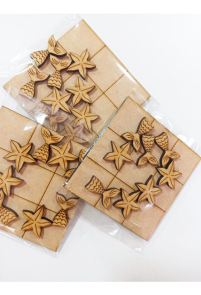 10 Tateti Cola Sirena Estrella De Mar Souvenir 8x8 Bolsita 1