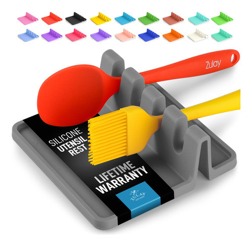 Soporte Para Utensilios De Cocina (cucharones,etc), Gris. 0