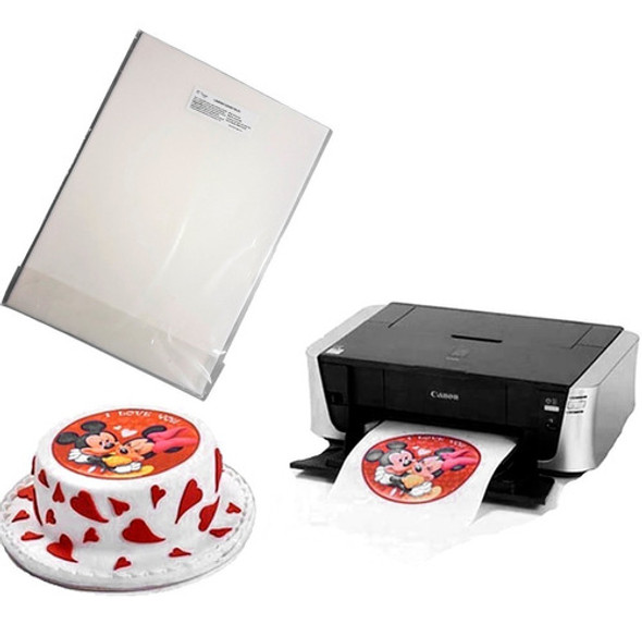 Lamina Comestible Papel De Arroz Foto Torta Pack A4 X 10 Uni 1