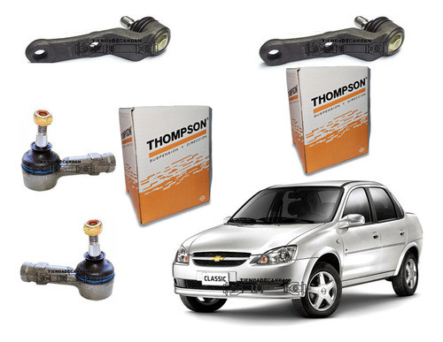 Kit X2 Rotulas +2 Extremos Chevrolet Corsa Fun 2011/ 0
