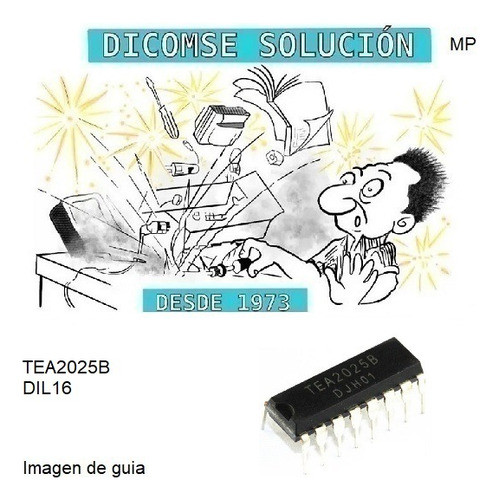 Tea2025b Tea2025 Dual Power Amplifier, 5w  Original 1