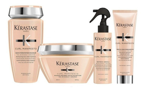 Bain,mascara,crema De Peinar Lotion Curl Manifesto Kerastase 0