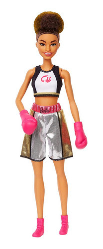 Muñeca Barbie 60 Aniversario Quiero Ser Boxeadora Lanús 1
