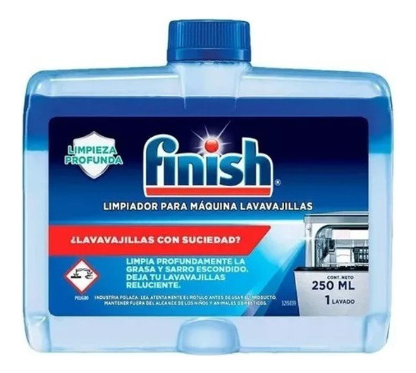 Finish Limpiador De Maquinas Lavavajillas X 250 Ml 0