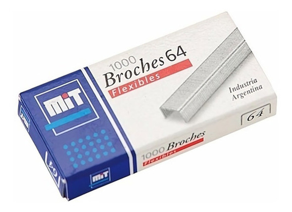 Broches Mit Para Abrochadora N°64 Caja X1000 Unidades 0 Broches Mit Para Abrochadora N°64 Caja X1000 Unidades 0