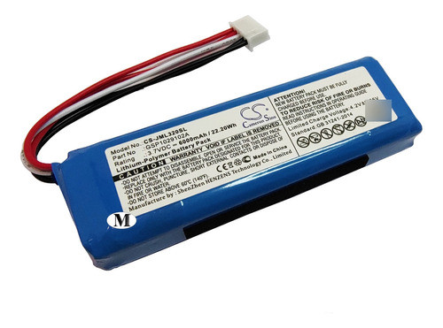 Bateria P/ Bafle Parlante Jbl Charge 3 Gsp1029102a  Jml330sl 0