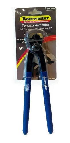 Tenaza Armador 1/2 Corte 9 Pulgadas Aislante Rottwailer 1