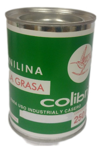 Anilina A La Grasa Colibri X 250 Grs Azul Brillante 0