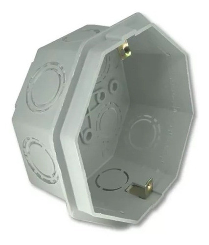 Caja Embutir Octogonal Grande Oreja Metalica Genrod 02212pg 0