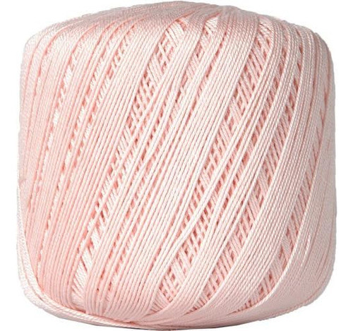 Hilo De Crochet De Algodón Puro Tamaño 10 Rosa Claro 0