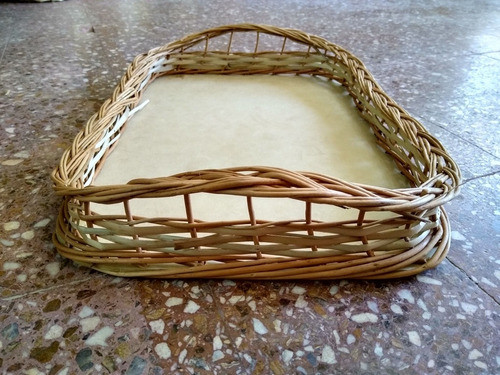 Juego De 3 Bandejas De Mimbre, Diferentes Formatos 1