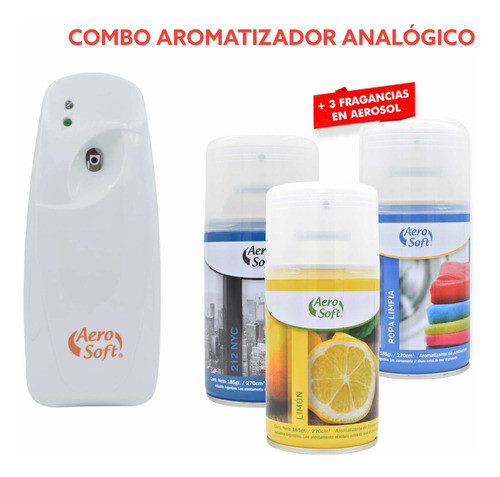 Equipo Difusor Aromático Automático + 3 Fragancia Exclusivas 0