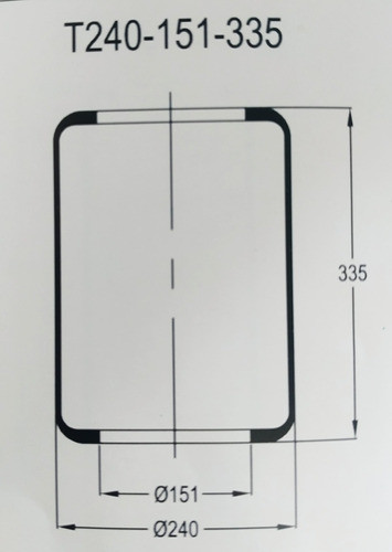 Fuelle Càmara Suspensiòn Neumàtica T240 151 335 1