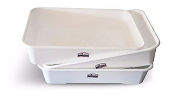 Bandeja Plastica Batea Carnicera Granja Grande N°3 Kit X 3 0