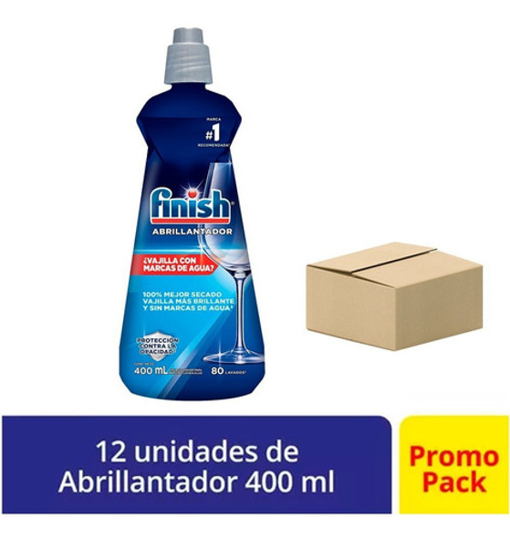 Combo Abrillantador Lavavajillas Automatico Finish 400ml X12 0 Combo Abrillantador Lavavajillas Automatico Finish 400ml X12 0