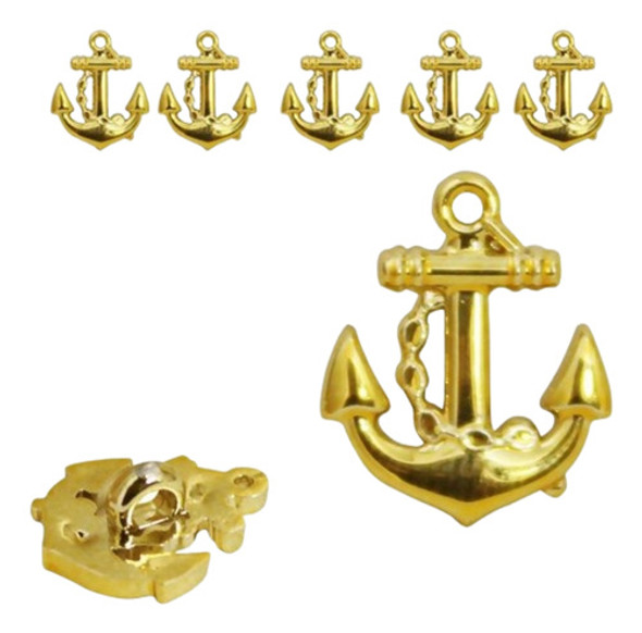 Botão Infantil - C/25 - Âncora - 6092 - Dourado - 048458 0 Botão Infantil - C/25 - Âncora - 6092 - Dourado - 048458 0