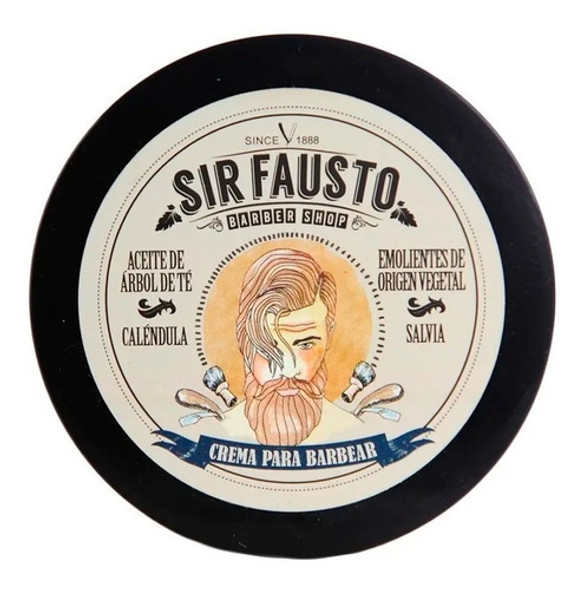 Sir Fausto Kit Crema De Afeitar + After Shave Brocha 6c 1 Sir Fausto Kit Crema De Afeitar + After Shave Brocha 6c 1