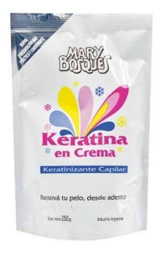 Keratina Mary Bosques 250g Tratamiento 0