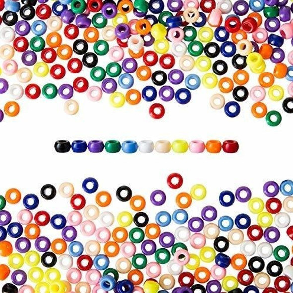 Cuenta Pony Para Pulseras Collares Llaveros 9mm 1200un 1